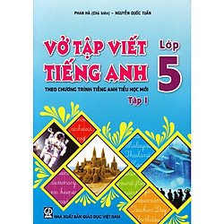 Vở tập viết Tiếng Anh 5 tập 1