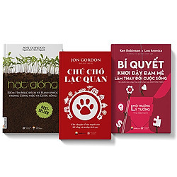 Bộ 3 cuốn Chú chó lạc quan + Bí quyết khơi dậy đam mê + Hạt giống kiếm tìm mục đích & hạn