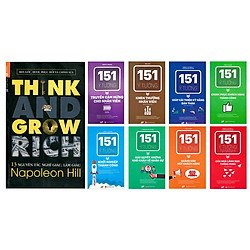 Combo Sách 151 Ý Tưởng Kinh Doanh Và 13 Nguyên Tắc Nghĩ Giàu Làm Giàu Tặng Sổ