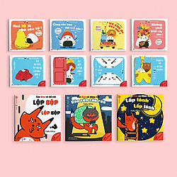 Combo 11 cuốn Ehon Âm thanh + Giri – Chú bé cơm nắm (Tặng kèm cuốn Những câu chuyện kinh