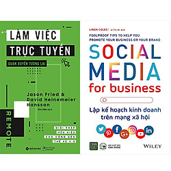 Combo 2 Cuốn Sách:  Làm Việc Trực Tuyến Quán Xuyến Tương Lai+ Social Media For Business –