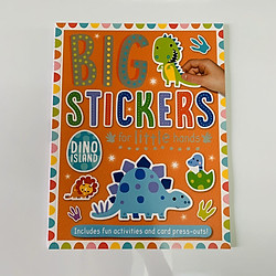 Big Stickers for Little Hands: Dinosaur Island- Miếng Dán Stickers Chủ Đề Đảo Khủng Long<