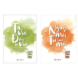 Combo sách sống để vui:  Ta Vui Đời Sẽ Vui và  Ngày Mới, Tự Làm Mới + Tặng sổ tay vadata<