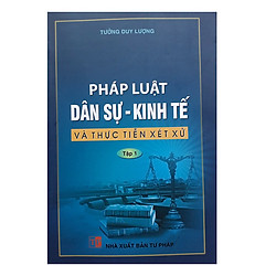 Pháp luật dân sự – kinh tế và thực tiễn xét xử (Tập 1)