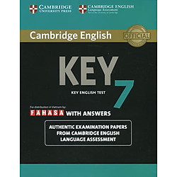 Cambridge English KEY – Key English Test 7 with Answers (FAHASA reprint edition)
