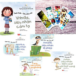 Combo 1-Kỹ năng sống dành cho học sinh-Siêu nhân nhí (Chủ đề Cảm xúc-Tặng kèm 01 bookmark