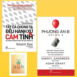 Combo Tất Cả Chúng Ta Đều Hành Xử Cảm Tính và Phương Án B: Đối Mặt Nghịch Cảnh, Rèn Tính