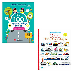 Bộ 2 cuốn sách dành cho kỹ sư tương lại: 1000 Phương Tiện Di Chuyển – Lift The Flap 100 T