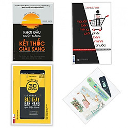 Combo Khởi đầu muộn màng kết thúc giàu sang + Người bán hàng giỏi  phải bán mình trước +