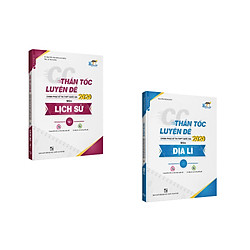 Combo thần tốc luyện thi Lịch sử – Địa lí