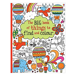 Usborne The Big Book of Things to Find and Colour