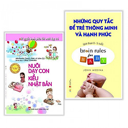 Combo sách nuôi dạy con hay : Nuôi dạy con kiểu Nhật Bản + Những quy tắc để trẻ thông min