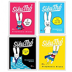 Combo 4 Cuốn Siêu Thỏ – (Tặng Kèm Bookmark Thiết Kế AHA)
