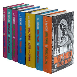 Harry Potter Box Set: The Complete  Collection Adult (Hardcover – Bloomsbury Uk Edition)