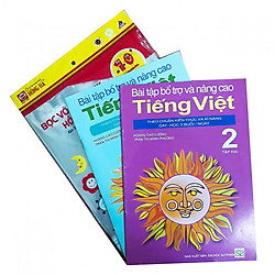 Combo Bài Tập Bổ Trợ Và Nâng Cao Tiếng Việt Lớp 2 + Tập Bọc Sách Vở