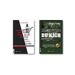 Combo 2 cuốn : Marketing du kích+ Người bán hàng giỏi phải bán mình trước ( tặng 1 giá đỡ