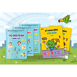 Sách thiếu nhi – Combo 5 cuốn –  Trò chơi tư duy + Kỹ năng sống