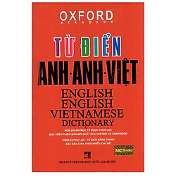 Từ Điển Oxford Anh – Anh – Việt ( Bìa Đỏ Cứng ) (Tặng Bookmark độc đáo)