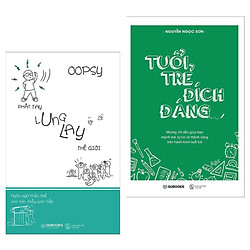 Combo Sách Tư Duy – Kỹ Năng Sống: Phất Tay Lung Lay Thế Giới + Tuổi Trẻ Đích Đáng ( Sách