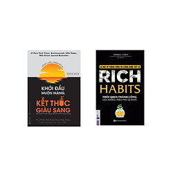 Combo Rich Habits – Thói quen thành công của những triệu phú tự thân + Khởi Đầu Muộn Màng