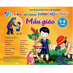 Bộ Tranh minh họa thơ mẫu giáo 5-6 tuổi – Theo chủ đề (Tranh đế lật chữ A)