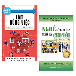 Combo Sách Tư Duy – Kỹ Năng Sống: HBR Guide To Làm Đúng Việc + Nghề Nào Cho Bạn Nghề Nào