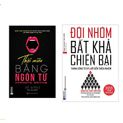 Combo 2 cuốn kỹ năng: Đội nhóm bất khả chiến bại+ Thôi miên ngôn từ ( tặng 1 giá đỡ iring