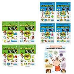 Bộ Sách Rèn Luyện Trí Thông Minh (8Q) : 1088 Câu Đố Phát Triển Trí Tuệ 4-5 Tuổi ( Bộ 4Q)