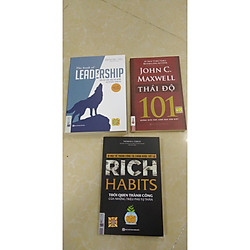 Combo 3 cuốn sách: Rich Habits thói quen thành công của những triệu phú tự thân + Leaders