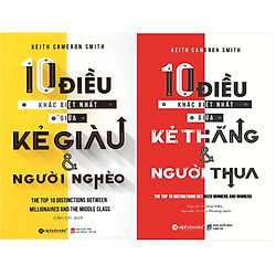 Bộ Sách Giải Mã Bí Mật Của Sự Thành Công (Gồm 2 Cuốn: 10 Điều Khác Biệt Nhất Giữa Kẻ Giàu