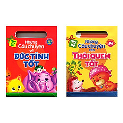 Combo những câu chuyện về đức tính tốt và thói quen tốt tặng cuốn sách bối dưỡng cho trẻ