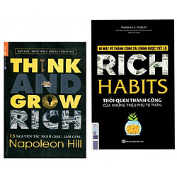 Combo Sách Hay: 13 Nguyên Tắc Nghĩ Giàu Làm Giàu – Think And Grow Rich (Tái Bản) + Rich H