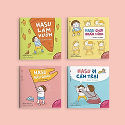 Combo Ehon Nhật Bản: Những Câu Chuyện Kỳ Lạ Của Hasu + Poster An Toàn Cho Con Yêu  (Sách