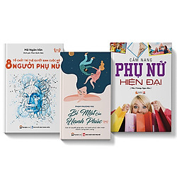 COMBO 3 cuốn Cẩm nang phụ nữ hiện đại + Bí mật của hạnh phúc + 8 tố chất trí tuệ quyết đị