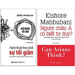Combo Sách Tư Duy – Kỹ Năng Sống : Nghệ Thuật Theo Đuổi Sự Tối Giản +  Người Châu Á Có Bi