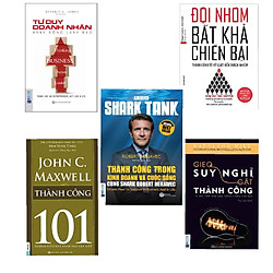 Combo 5 cuốn Lãnh đạo : ĐỘI NHÓM BẤT KHẢ CHIẾN BẠI + TƯ DUY DOANH NHÂN + THÀNH CÔNG TRONG