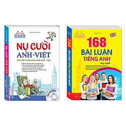 Combo Sách Học Tiếng Anh: Nụ Cười Anh – Việt (Truyện Cười Song Ngữ Anh – Việt) + 168 Bài