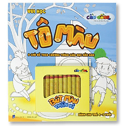 Vui Học Tô Màu – Tặng Kèm Hộp 12 Màu Sáp (9 Chủ Đề)
