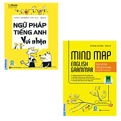 COMBO Funny Grammar for you Basic Ngữ pháp tiếng Anh vui nhộn + Mindmap English Grammar N