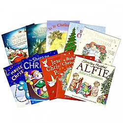 Christmas Picture Books collection (Bộ 10 tập kèm túi vải)