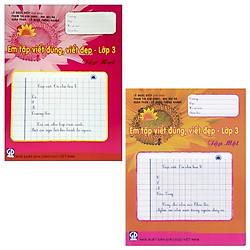 Combo Em Tập Viết Đúng Viết Đẹp – Lớp 3: Tập 1 Và 2 (Bộ 2 Tập)