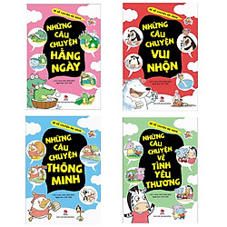 Combo 4 Cuốn Bé Kể Chuyện Mẹ Nghe( Tặng kèm Bookmark Happy Life)