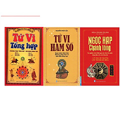 Combo 3 cuốn Tử vi Tổng hợp, Tử vi hàm số, Ngọc hạp Chính Tông