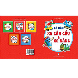 Tô màu Xe cần cẩu và xe nâng