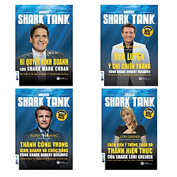 Combo 4 Cuốn Shark Tank (Tặng kèm Bookmark PL)