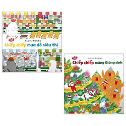 Combo Ehon Kỹ Năng Sống: Chiếp Chiếp Mua Đồ Siêu Thị + Chiếp Chiếp Mừng Giáng Sinh (Bộ 2