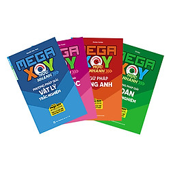 Combo 4 Cuốn Sổ Tay Mega XOY – Học Nhanh Phương Pháp Giải: Toán Học – Vật Lý – Hóa Học – Tiếng Anh
