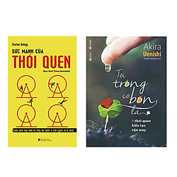 Bộ sách Sức Mạnh Của Thói Quen và Tôi Trồng Cỏ Bốn Lá