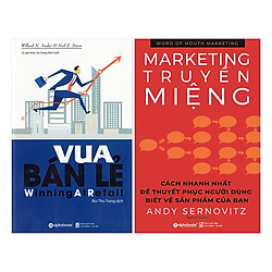 Combo Marketing- Bán Hàng: Marketing Truyền Miệng + Vua Bán Lẻ (2 Cuốn)