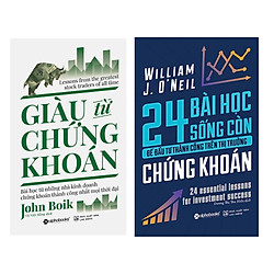 Combo Sách Kĩ Năng Kinh Doanh: 24 Bài Học Sống Còn Để Đầu Tư Thành Công Trên Thị Trường C